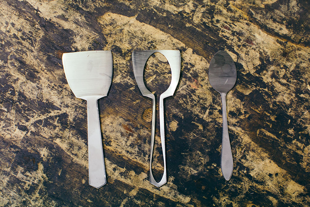 ulike produksjonstrinn teskje