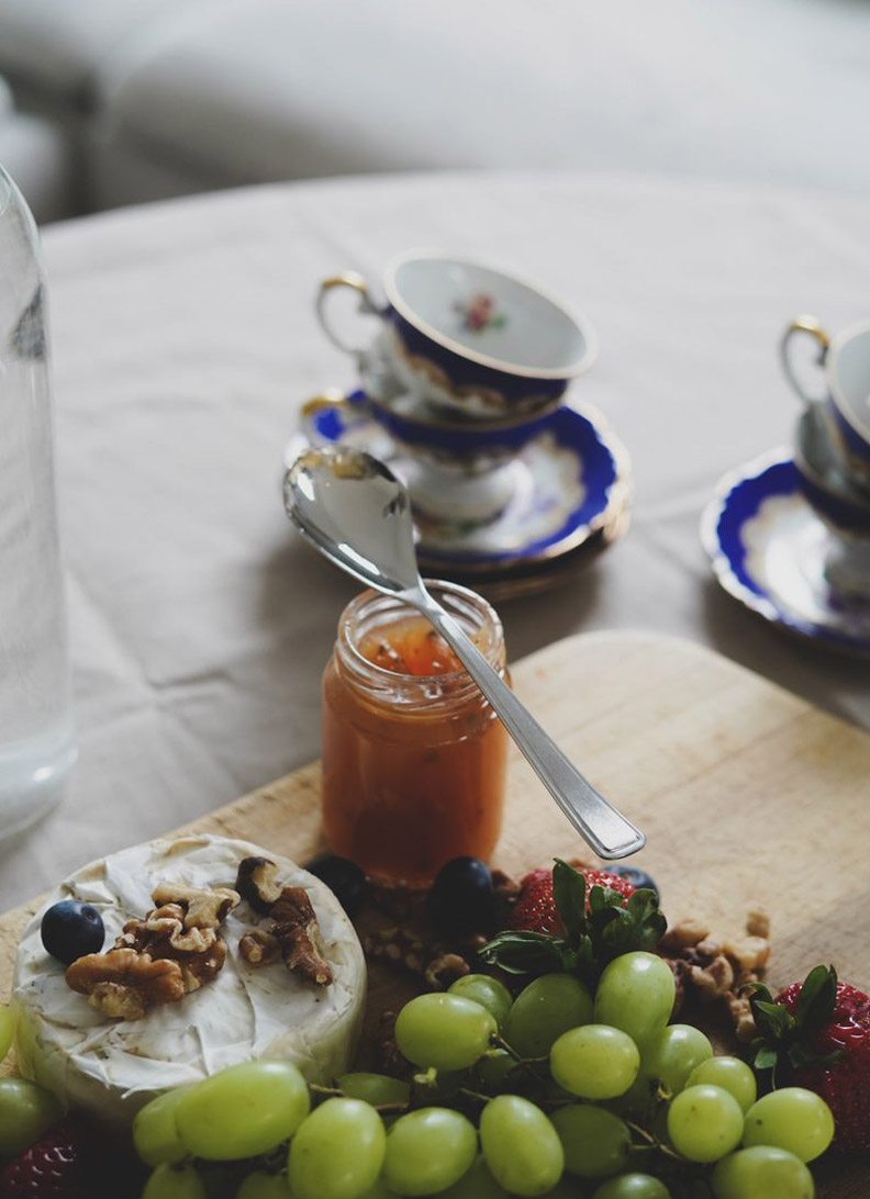Ramona Frukostsett druer, syltetøy